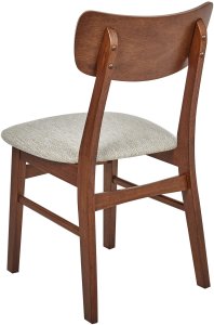 Zestaw 2 krzeseł do jadalni ANOKA Drewno Beżowoszary 6