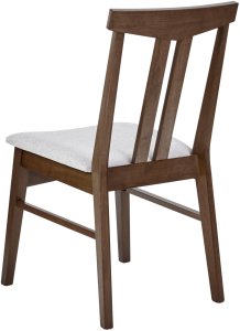 Zestaw 2 krzeseł do jadalni AVALON Drewno Jasnoszary 6