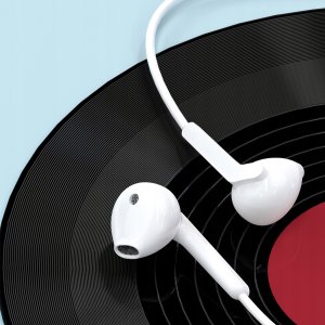 Słuchawki Dudao Słuchawki douszne X3C USB-C 1.2m białe 6