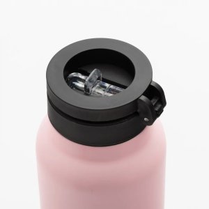 OEM Butelka / bidon na wodę metal z uchwytem kompatybilnym z Magsafe 750ml różowy 6