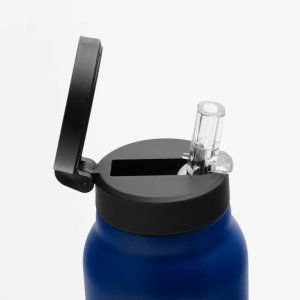 OEM Butelka / bidon na wodę metal z uchwytem kompatybilnym z Magsafe 750ml niebieski 4