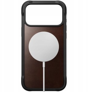 Nomad Rugged Leather Case, rustic brown (Horween) - iPhone 17 Pro Max 4