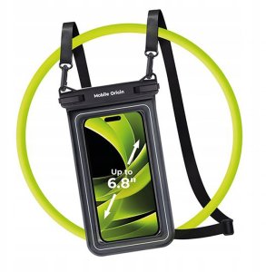 Mobile Origin Waterproof Floating Case with Small Pouch 6,8" - black/white 6