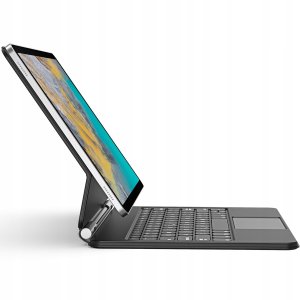 Etui Dux Ducis Keyboard (MK Series) z klawiaturą Bluetooth na Samsung Galaxy Tab S9+ / S8+ / S7+ - czarna 15