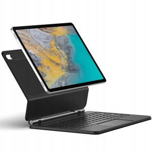 Etui Dux Ducis Keyboard (MK Series) z klawiaturą Bluetooth na Samsung Galaxy Tab S9+ / S8+ / S7+ - czarna 2