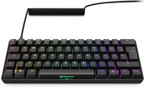 Sharkoon Gaming Tastatur Skiller SGK50S4 Gen2 schw.-gelb RGB 3