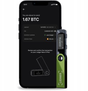 Ledger Nano S Plus Oxidate Green Crypto Hardware Wallet 6