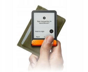 Ledger Flex Pomarańczowy - Portfel kryptowalutowy z kluczem odzyskiwania 2