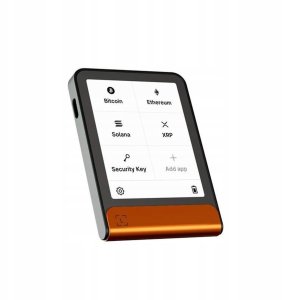 Ledger Flex Orange Crypto Hardware Wallet with Recovery Key 2