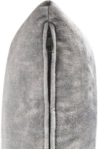 Szezlong welurowy prawostronny szary LATTES II 8