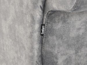 Szezlong welurowy prawostronny szary LATTES II 9