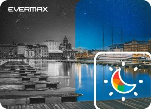 EVERMAX EVX-IP8D01-IRW-Ai-W Kamera IP kopułkowa biała 8Mpx 2.8mm IR 40m AI IP67 mikrofon 7