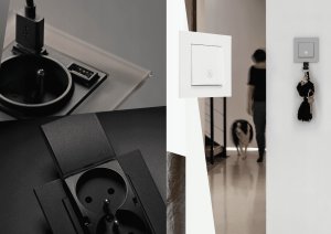 KONTAKT SIMON Kontroler sterujący bezprzewodowo innymi urządzeniami Simon GO Kontakt-Simon Simon 55 GO TEK1W.01/149 sterowany smartfonem [Wi-Fi] - max 30 akcji - CONTROL 230V (moduł) IP20 zacisk śrubowy czarny mat 2