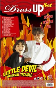 Zestaw akcesoriów diabełka czerwony 2