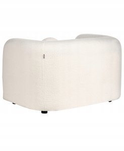 Fotel LEIREN Boucle Biały 6