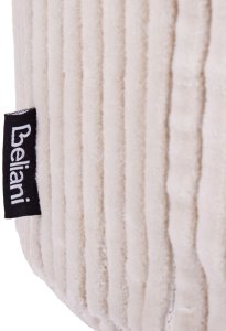 Puf welurowy 40 x 25 cm jasnobeżowy ZIKRIA 5