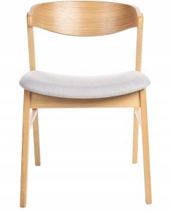 Zestaw 2 krzeseł do jadalni LILLY Drewno Jasnoszary 5