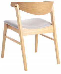 Zestaw 2 krzeseł do jadalni LILLY Drewno Jasnoszary 6