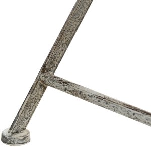 Beliani Zestaw 2 krzeseł ogrodowych NURRA Składane Metal Szary 9