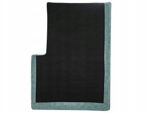 Narożnik dla 4 osób OSLO Welur Lazurowy Lewostronny 13