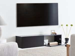 Wisząca szafka RTV GLADSTONE Czarny 4