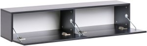 Wisząca szafka RTV GLADSTONE Czarny 5