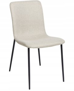 Zestaw 4 krzeseł do jadalni GLENDIVE Jasnobeżowy 4