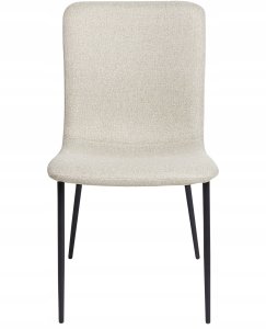 Zestaw 4 krzeseł do jadalni GLENDIVE Jasnobeżowy 5