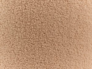 Zestaw 2 pufów boucle ze schowkiem jasnobrązowy BEREA 12