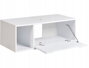 Wisząca szafka pod umywalkę CASCAVEL 80 cm Biały 5