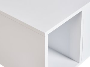 Wisząca szafka pod umywalkę CASCAVEL 80 cm Biały 8