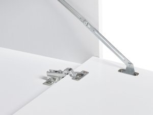 Wisząca szafka pod umywalkę CASCAVEL 80 cm Biały 9