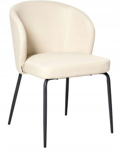 Beliani Zestaw 2 krzeseł do jadalni ZANA Jasnobeżowy 4