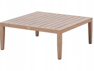 Beliani Sofa ogrodowa ze stolikiem dla 2 osób SAMPIERI Metal Brązowy 7