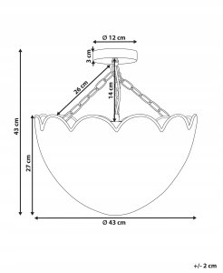 Lampa wisząca MANDEKAL Rattan Naturalny 3