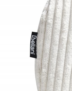 Zestaw 2 krzeseł do jadalni MILES Sztruks Złamana biel 9