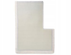 Narożnik dla 4 osób KIRUNA Welur Jasnobeżowy Lewostronny 6