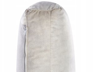 Narożnik dla 4 osób KIRUNA Welur Jasnobeżowy Lewostronny 10