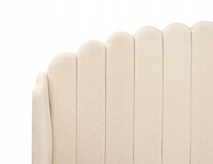 Łóżko Boucle AMBILLOU 160 x 200 cm Beżowy 8