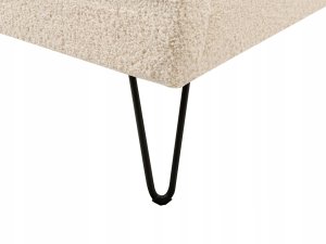 Łóżko Boucle AMBILLOU 160 x 200 cm Beżowy 9