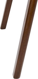 Zestaw 2 krzeseł do jadalni ELAINE Drewno Ciemny brąz/ beżowoszary 9