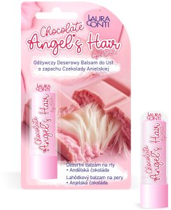 LAURA CONTI_Chocolate Angel's Hair odżywczy deserowy balsam do ust Anielska Czekolada 4,8g 7