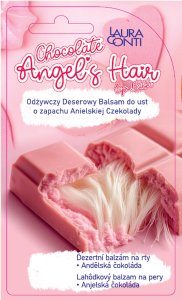 LAURA CONTI_Chocolate Angel's Hair odżywczy deserowy balsam do ust Anielska Czekolada 4,8g 9