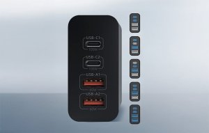 Ładowarka sieciowa BlitzWolf BW-S29 120W (czarna) 2