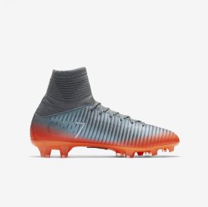 Nike Buty piłkarskie Jr Mercurial Superfly V CR7 FG szaro-pomarańczowe r. 36.5 (852483 001) 4