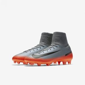 Nike Buty piłkarskie Jr Mercurial Superfly V CR7 FG szaro-pomarańczowe r. 36.5 (852483 001) 6