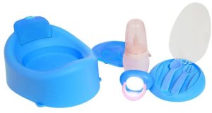 Lalka bobas z zestawem akcesoriów - pije i siusia 3