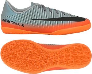 Nike Buty piłkarskie Jr MercurialX Victory XI CR7 IC szaro-pomarańczowe r. 35 (852488 001) 1