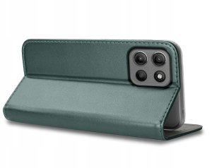 ETUI SKÓRZANE do MOTOROLA MOTO G15 | G15 POWER MAGNETYCZNE BOOK + SZKŁO 3