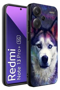krainaGSM ETUI do Xiaomi Redmi Note 13 Pro+ Plus WZORY SILIKONOWE MATT CASE 2
